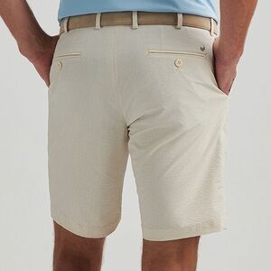Peter Millar Seersucker Men’s Performance Golf Shorts Pure Cotton Size 36